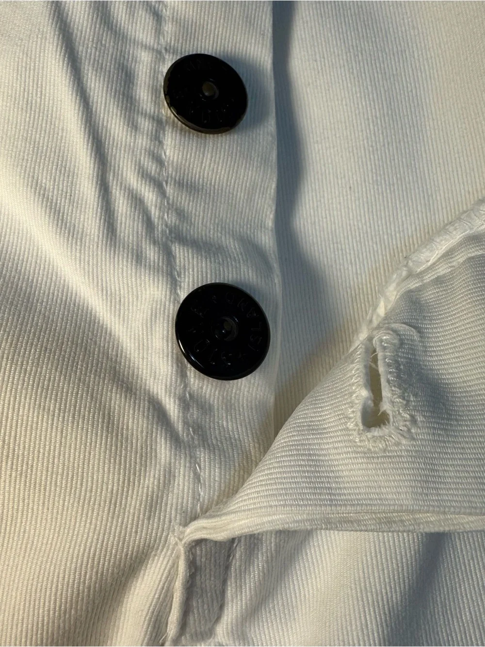Stone Island Button-Fly Twill Jeans, Straight Fit, Made in Italy